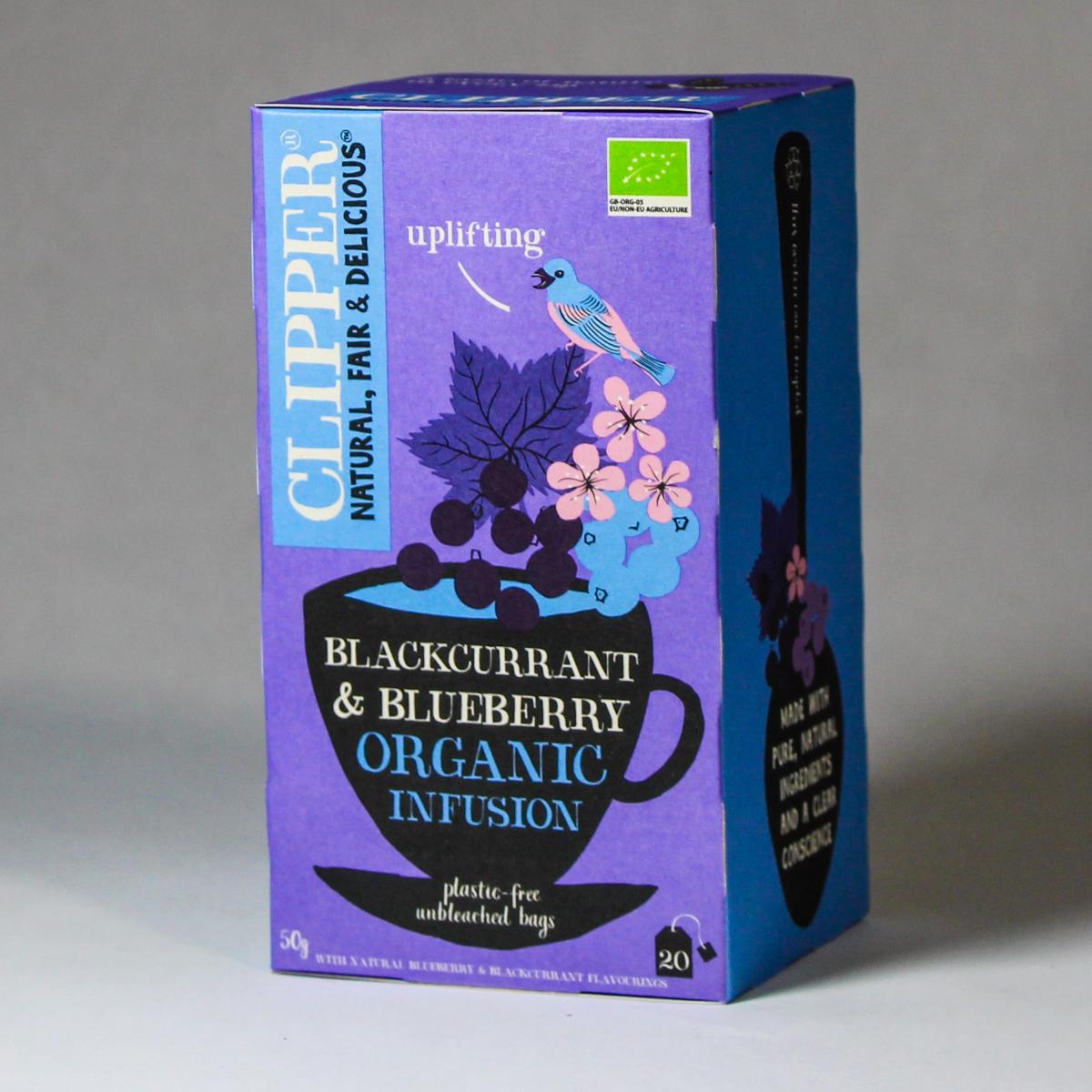 Clipper Organic Blackcurrant and Blueberry Tea – Teadog