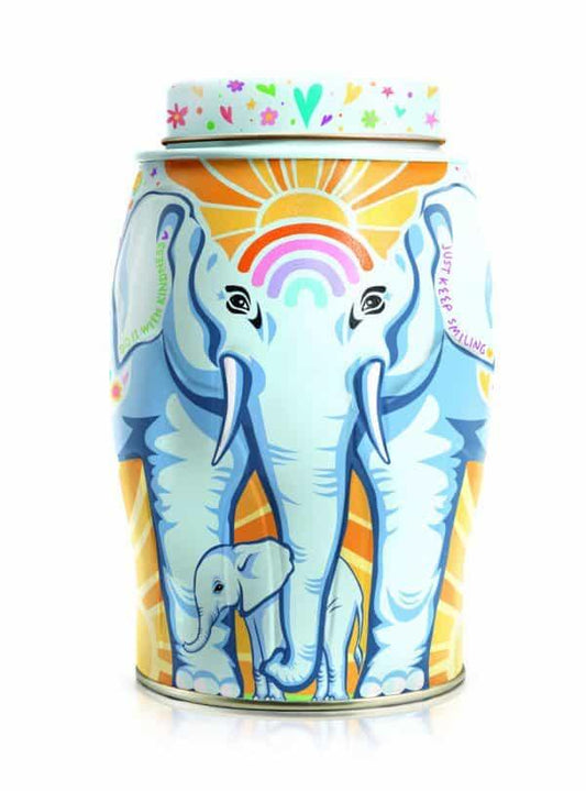 williamson elephant happiness caddy with 40 english breakfast tea bags
