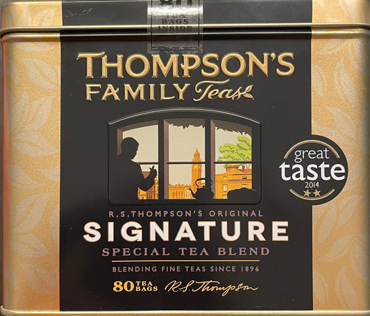 Thompson's Signature Blend Special Edition Caddy 80 Tea Bags