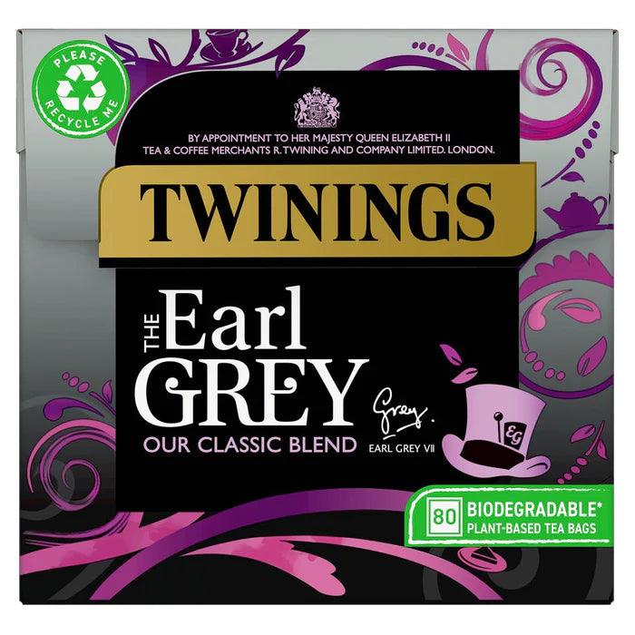 Twinings Earl Grey UK 80 Tea Bags Teadog