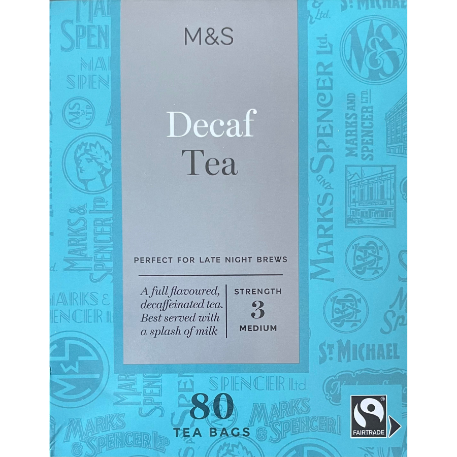 Marks & Spencer Decaffeinated 80 Tea Bags