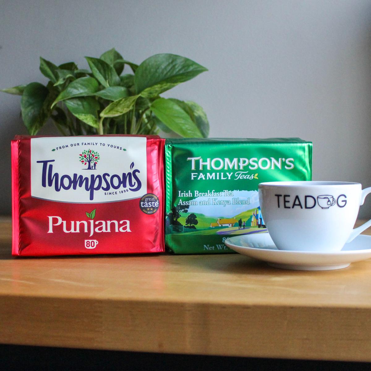 Thompson’s Tea – Punjana, Irish Breakfast & More – TeaDog
