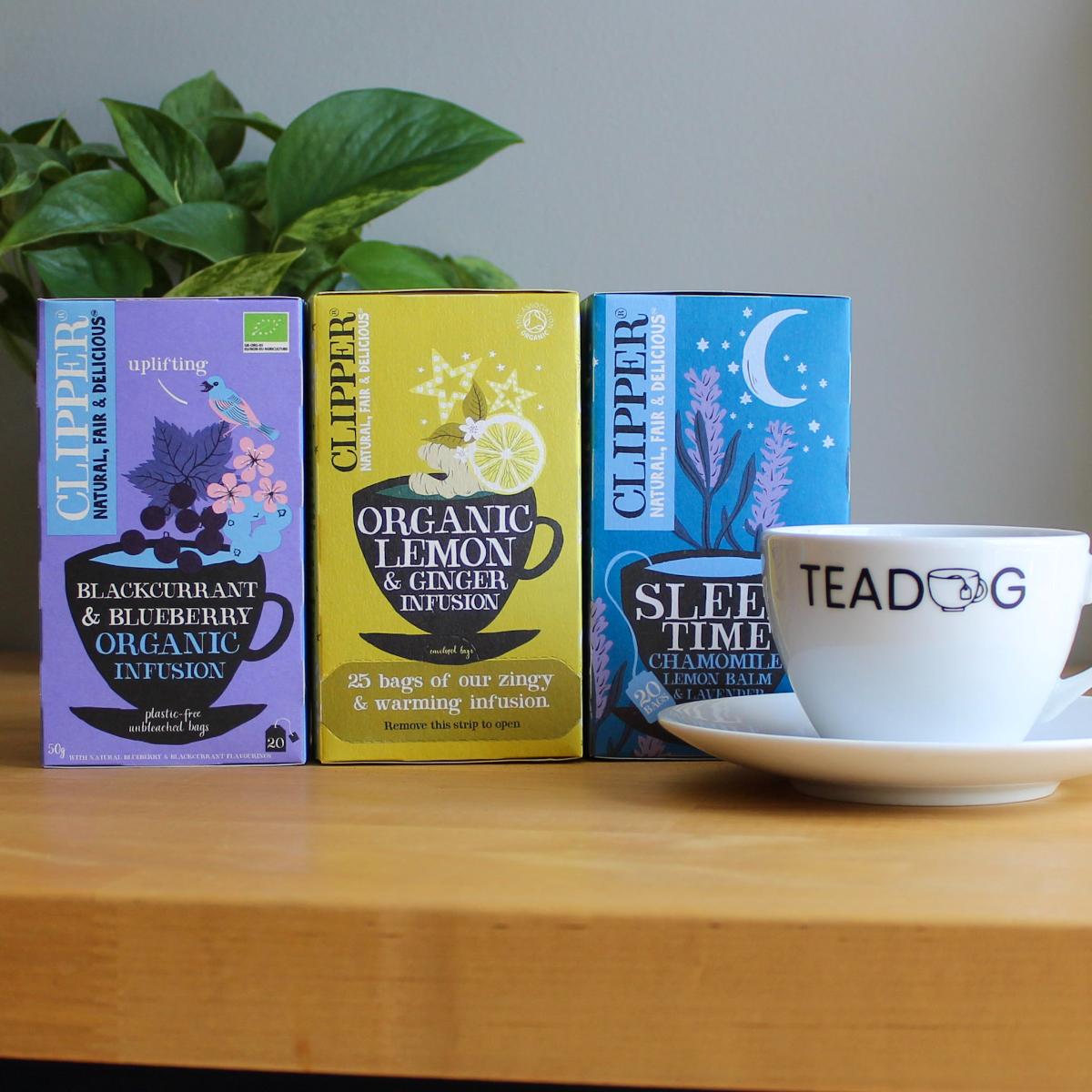 Clipper Tea – Organic Black, Decaf & Herbal Blends – Teadog