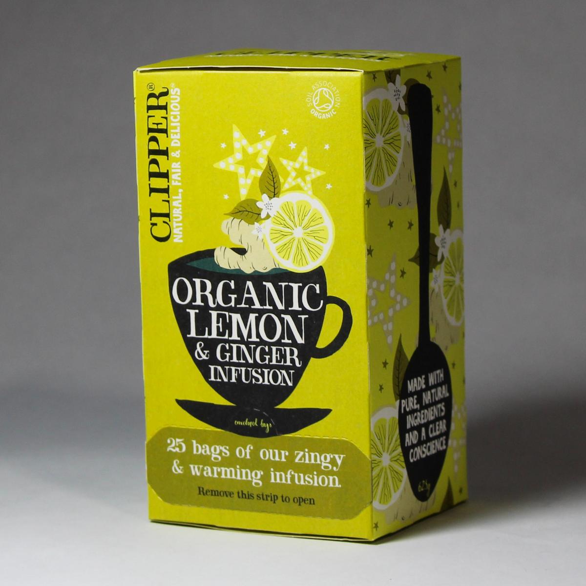 Clipper Organic Lemon & Ginger Tea