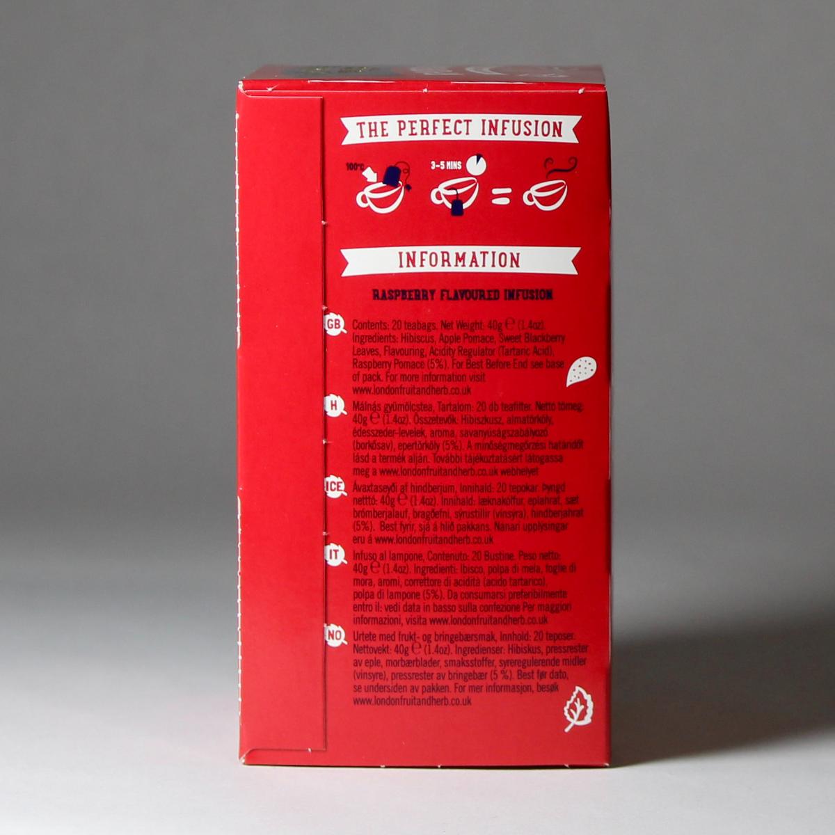 London Fruit & Herb Raspberry Tea