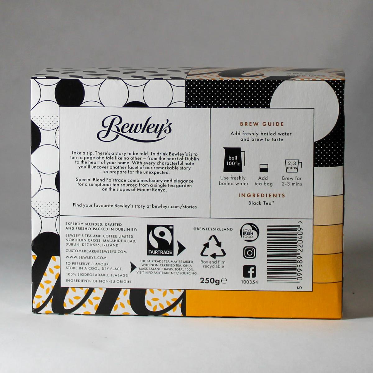 Bewley's Special Blend Tea Bent Box