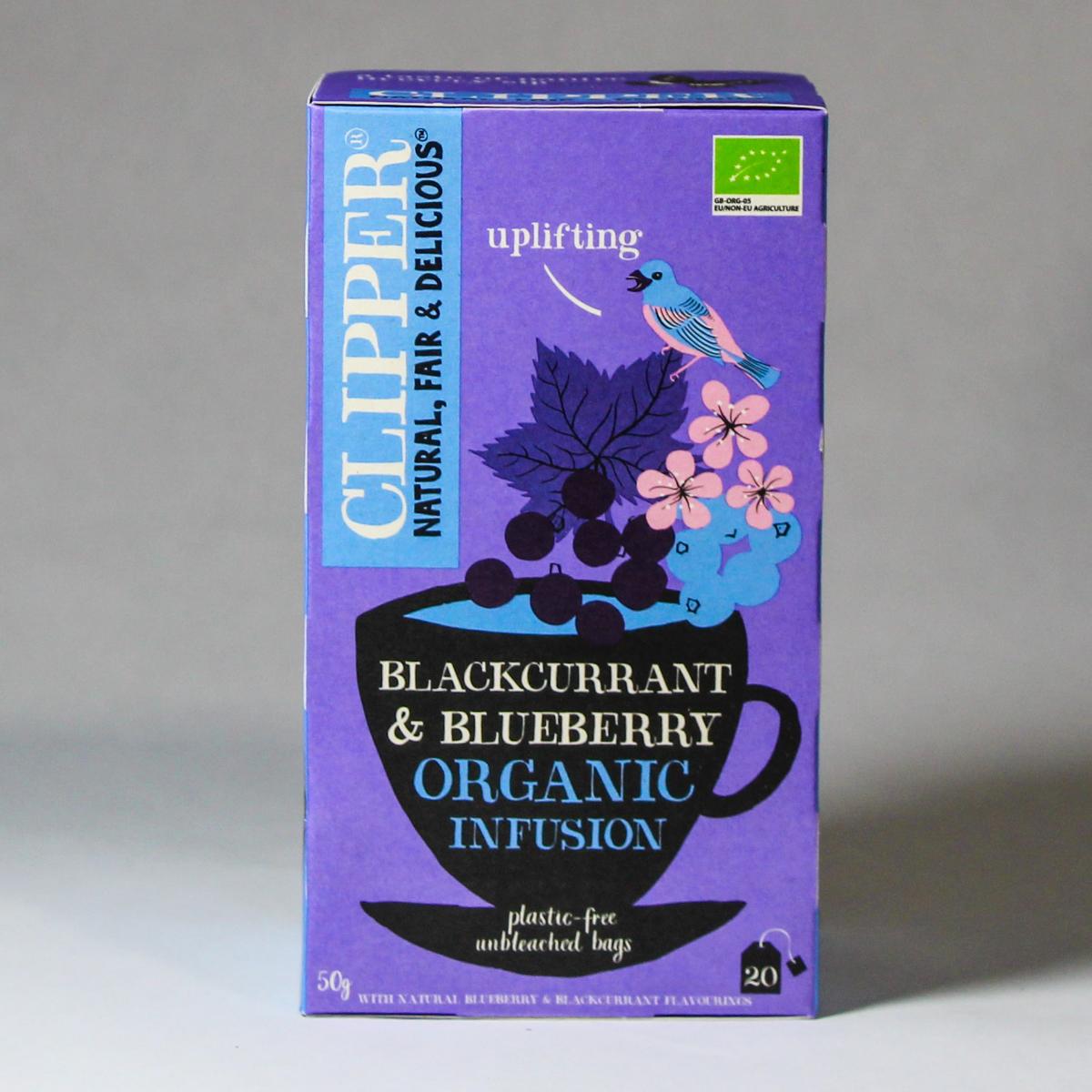Clipper Organic Blackcurrant and Blueberry Tea