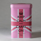 Keep Calm and Carry On Pink Union Jack Tea