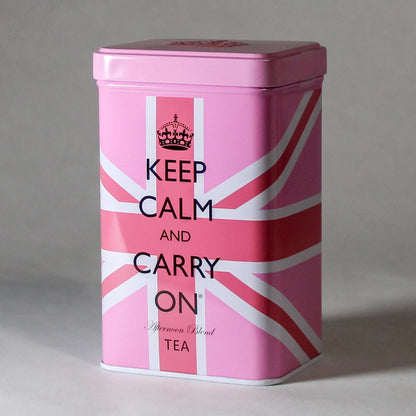 Keep Calm and Carry On Pink Union Jack Tea