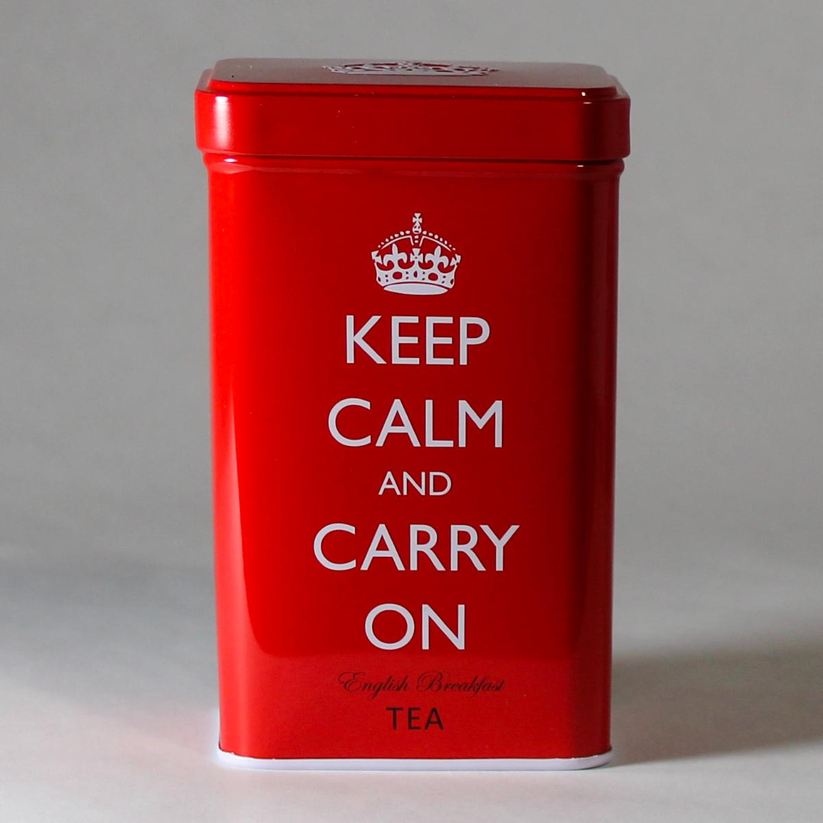Keep Calm and Carry On Red Tea