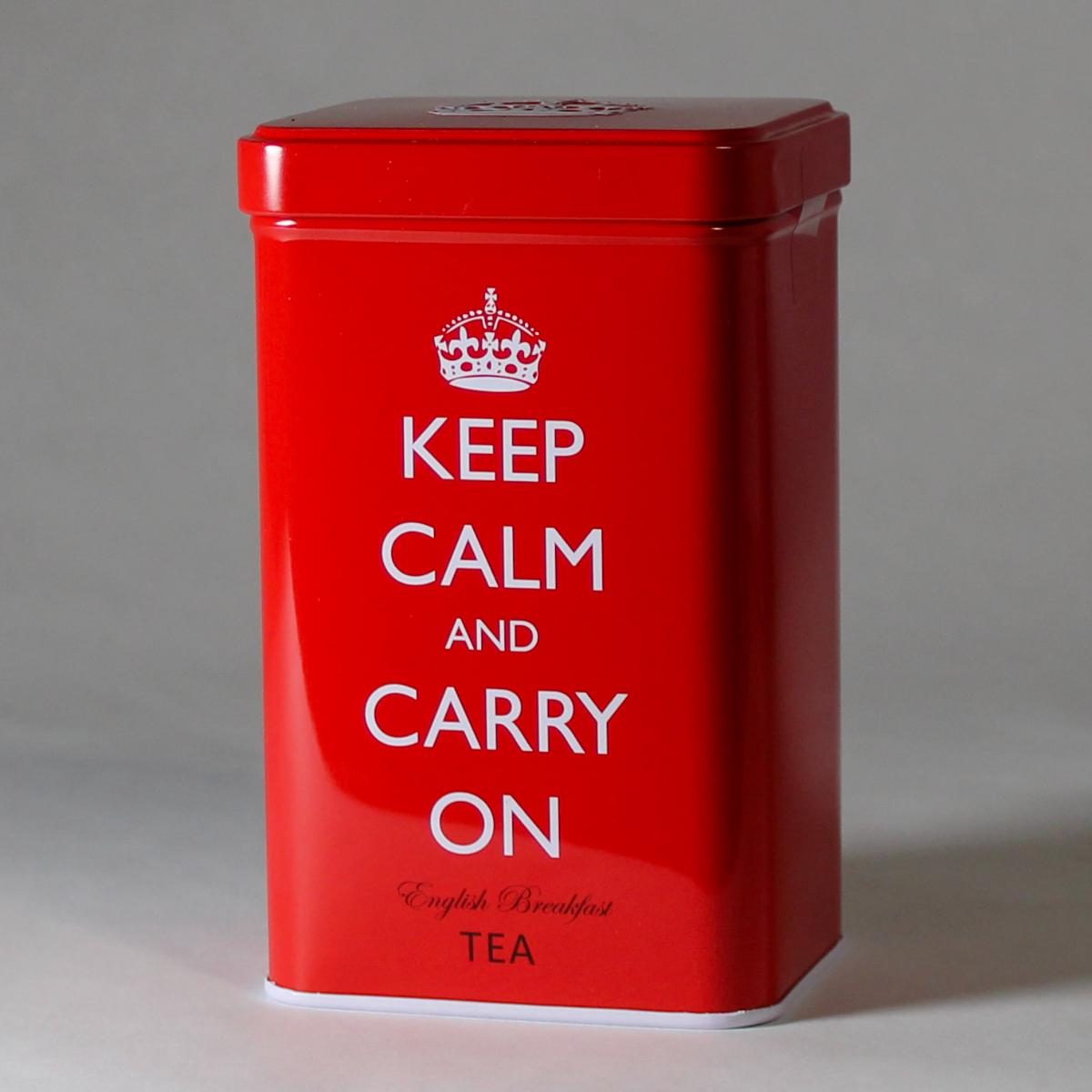 Keep Calm and Carry On Red Tea