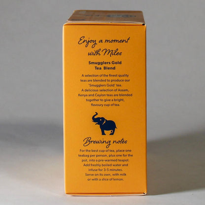 Miles Smugglers Gold Tea Bent Box