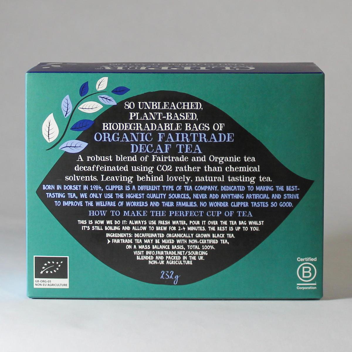 Clipper Organic Decaf Tea