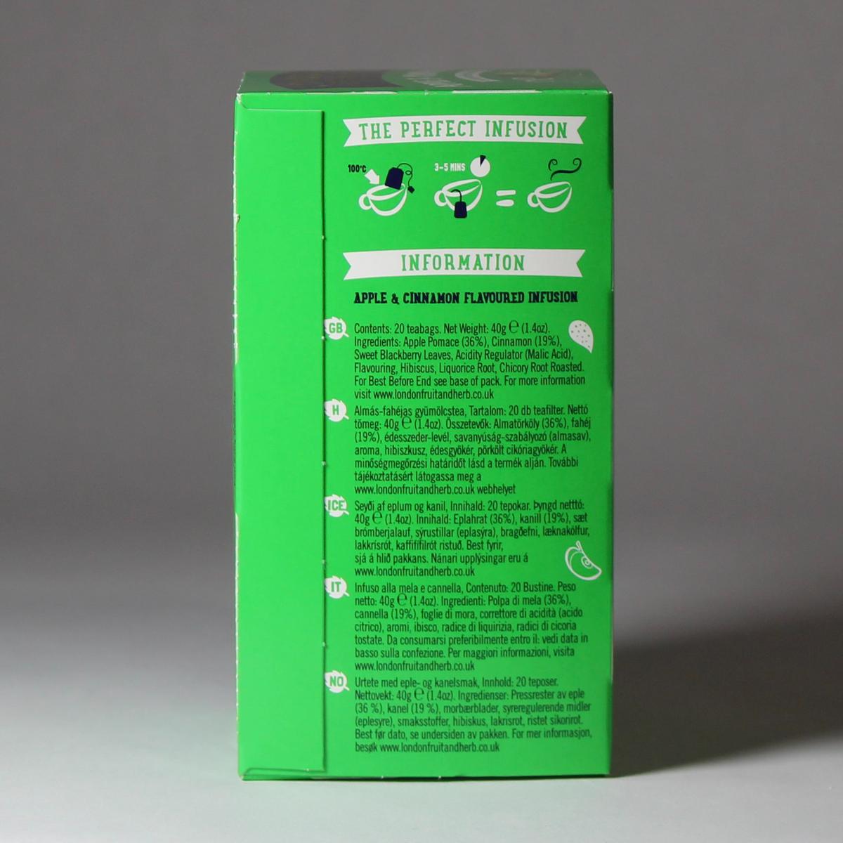 London Fruit & Herb Apple & Cinnamon Tea