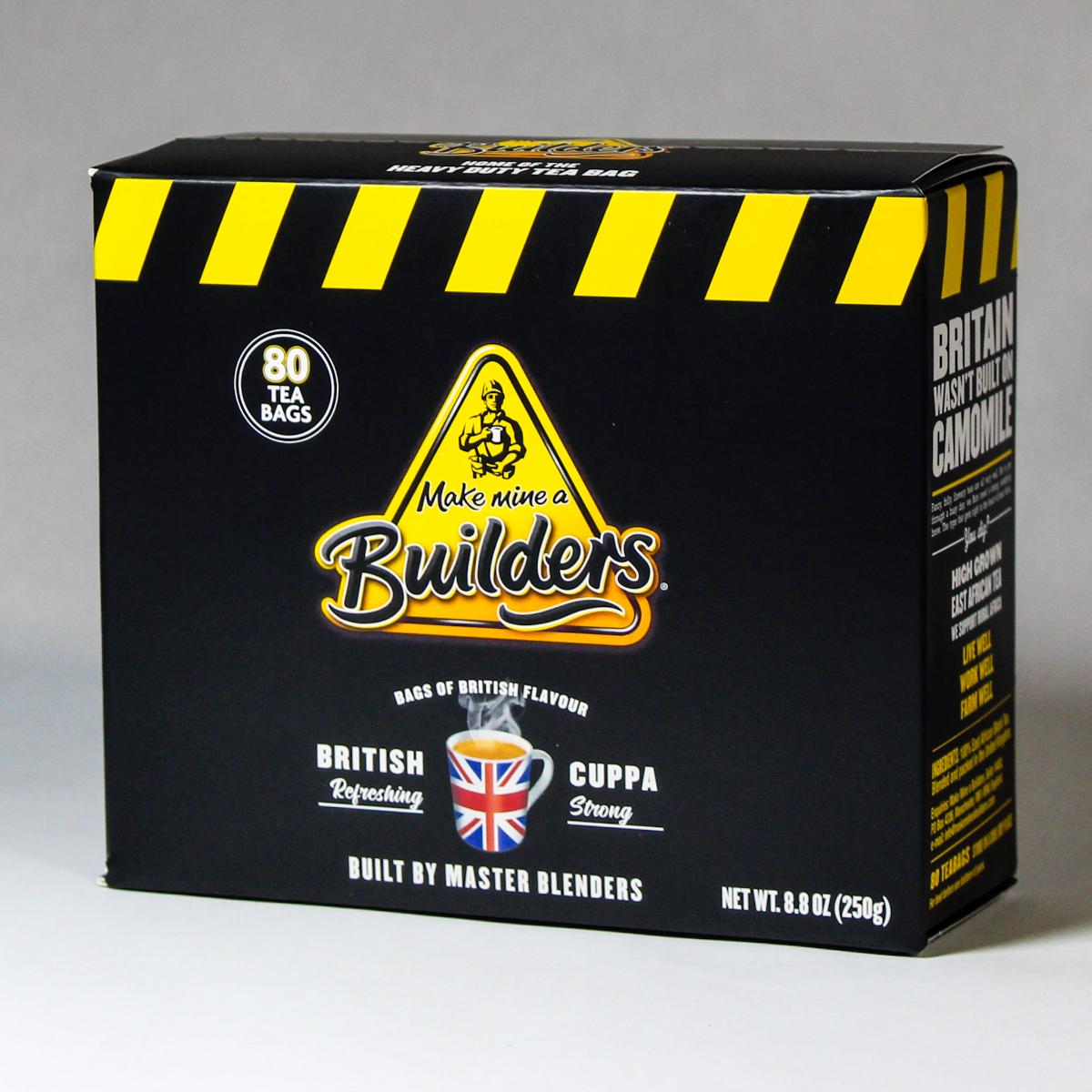 Builders Tea Break Builder's Tea Bags Box of 80 – Teadog