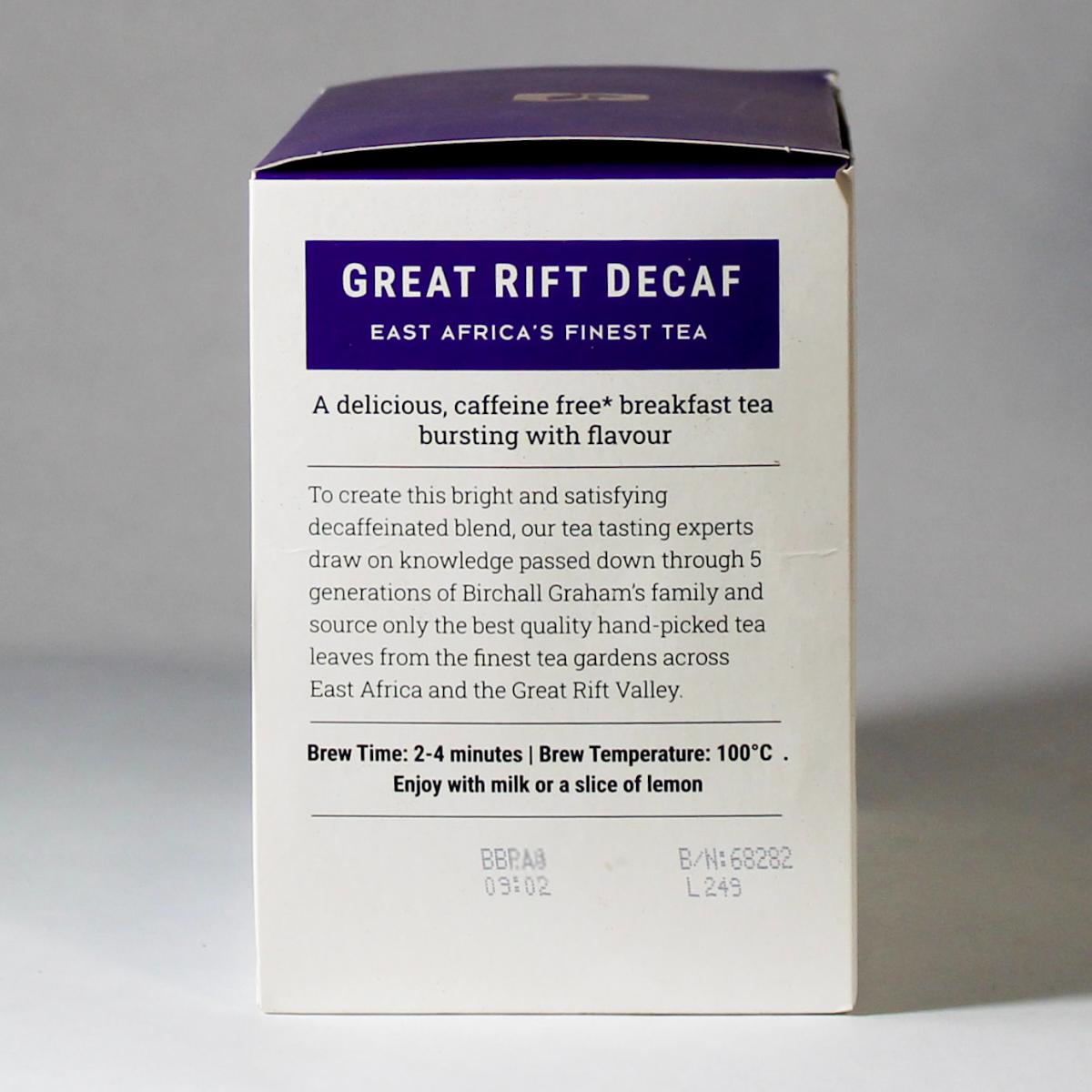Birchall Great Rift Decaf Tea