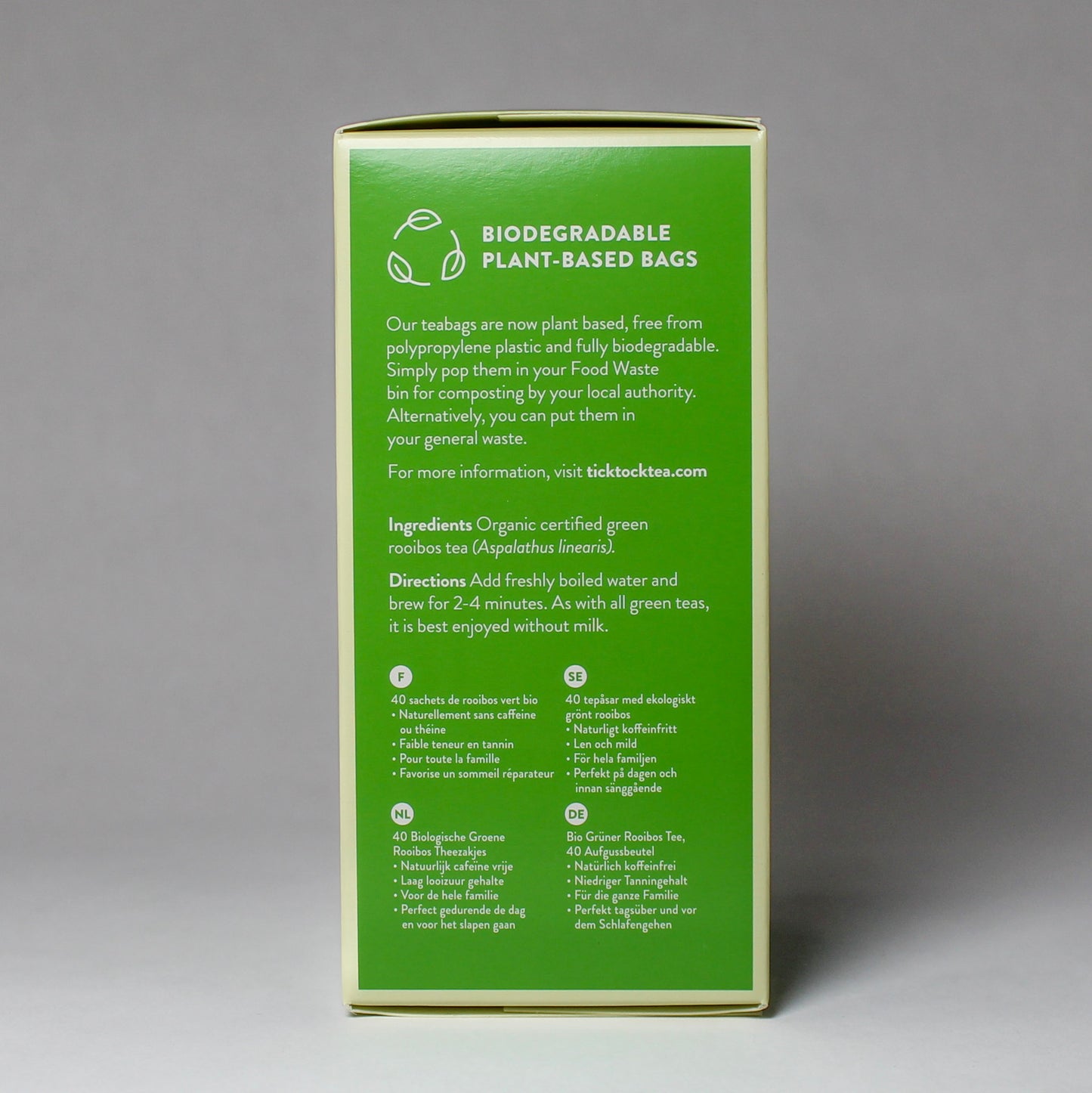 Tick Tock Green Rooibos Tea