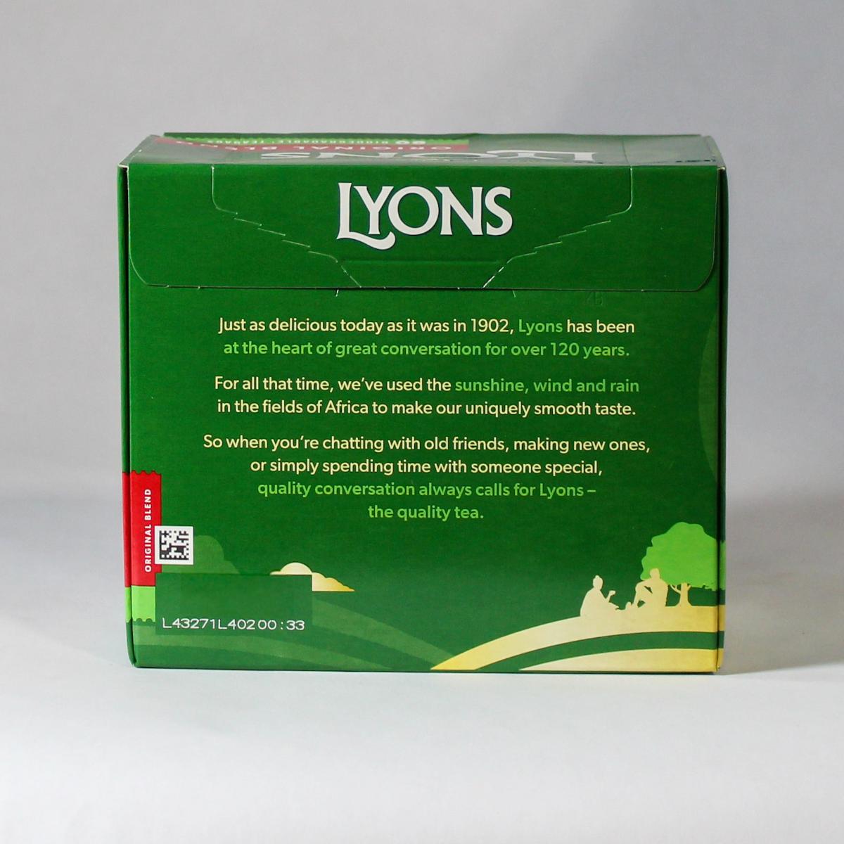 Lyons Original Tea Bent Box