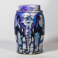 Williamson Tea Elephant Painterly Winter Caddy