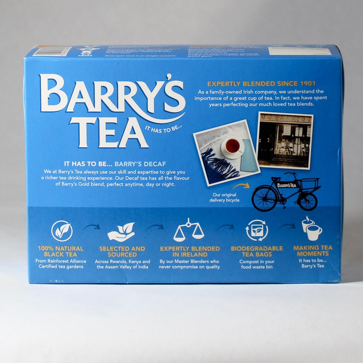 新品　バリーズティー　デカフェ　紅茶　2箱　BARRRY'S TEA DECAF Barrys Decaffeinated 80 Tea Bags – TeaDog