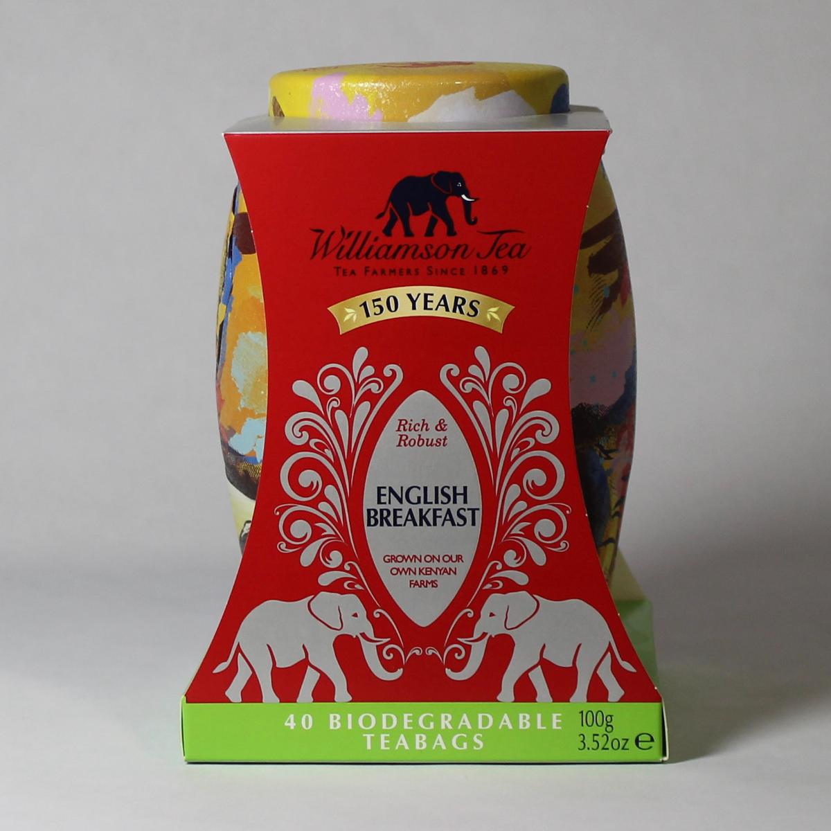 Williamson Tea Elephant Painterly Summer Caddy