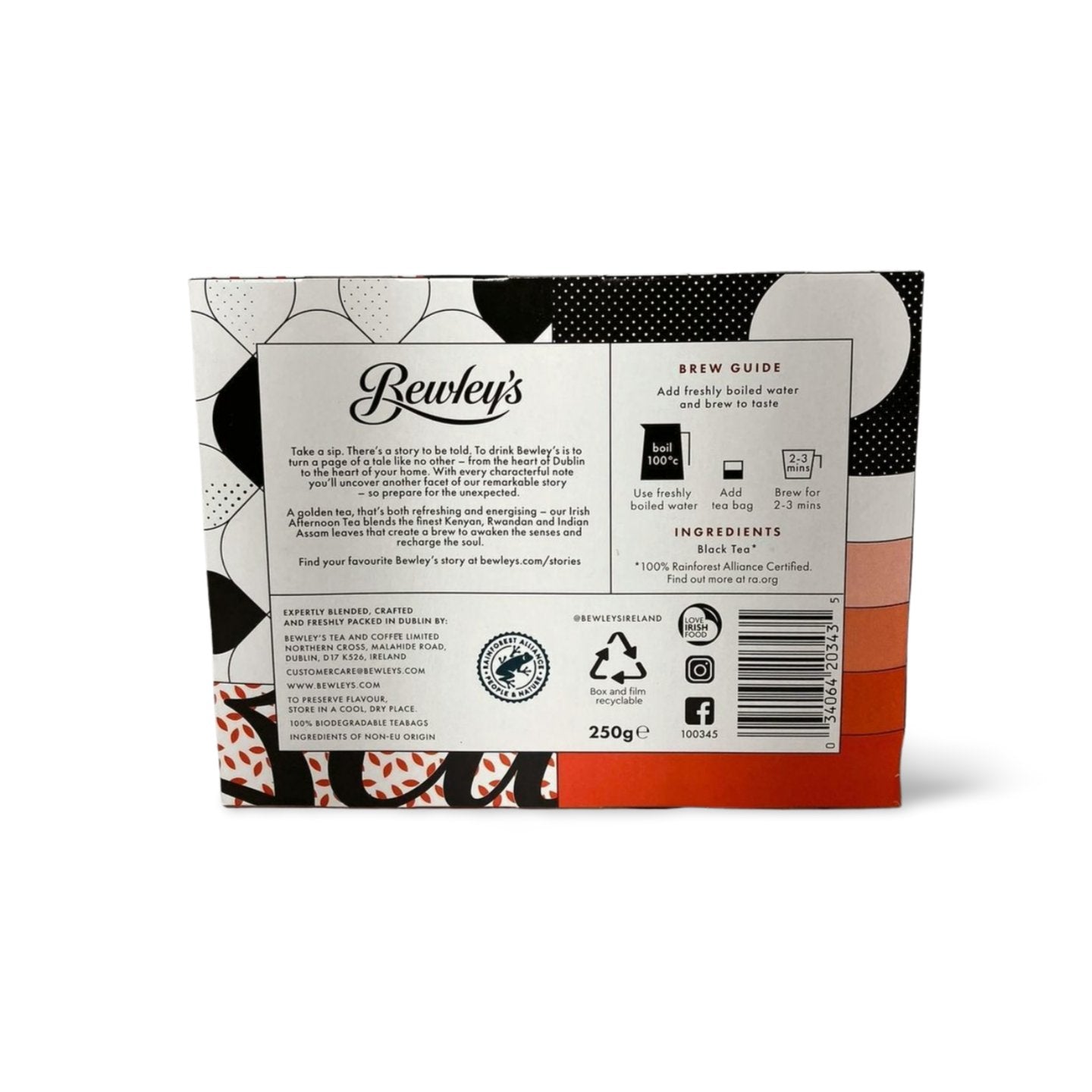 Bewleys Irish Afternoon 80 Teabags