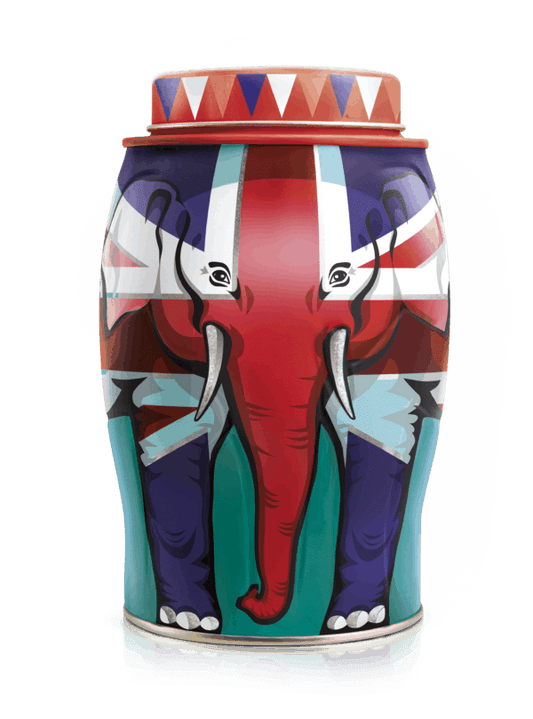 williamson elephant union caddy with 40 engllish breakfast tea bags