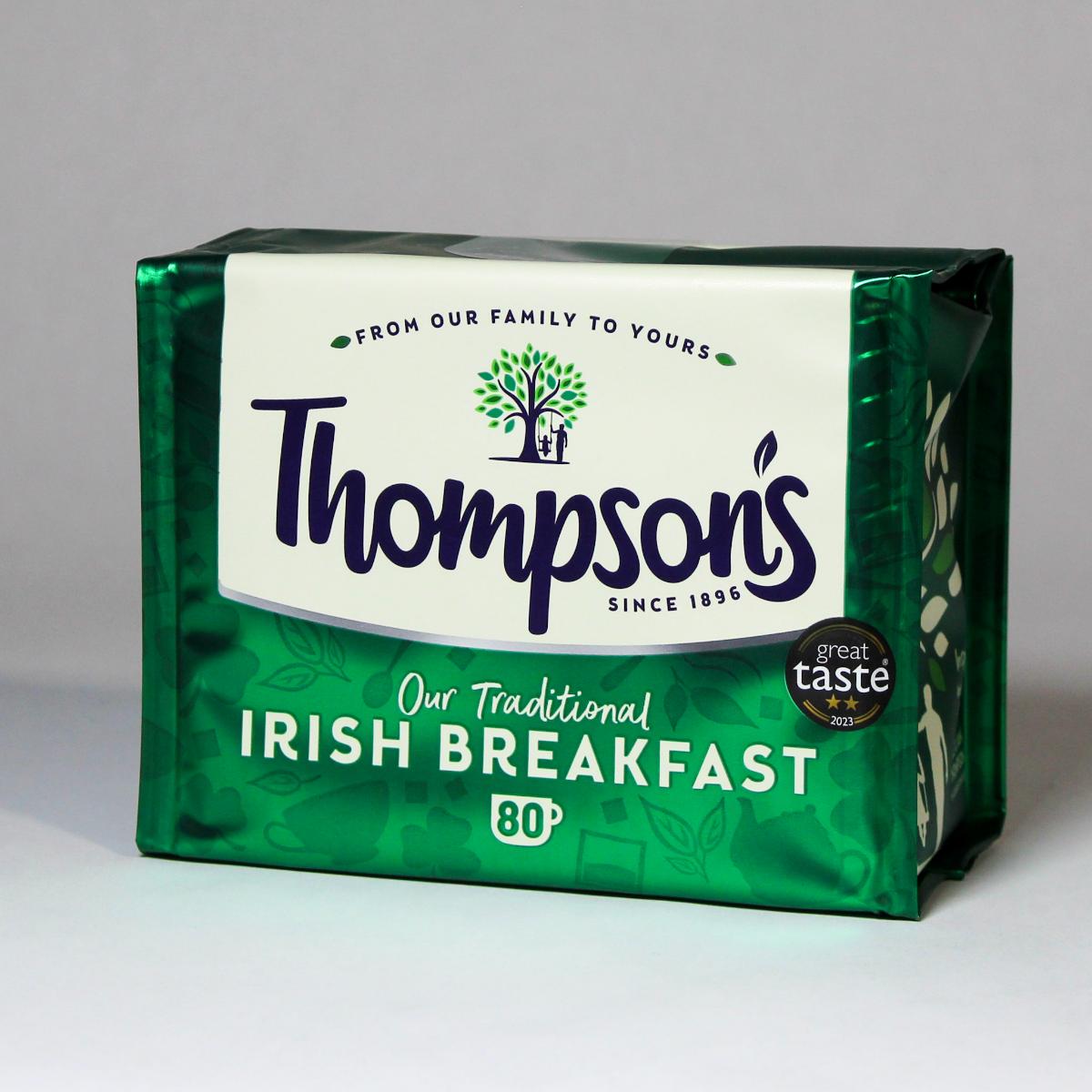 Thompson's Irish Breakfast 80 teabags