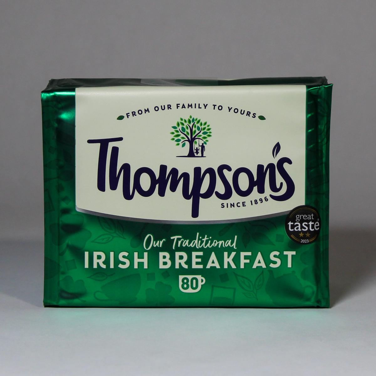 Thompson's Irish Breakfast 80 teabags