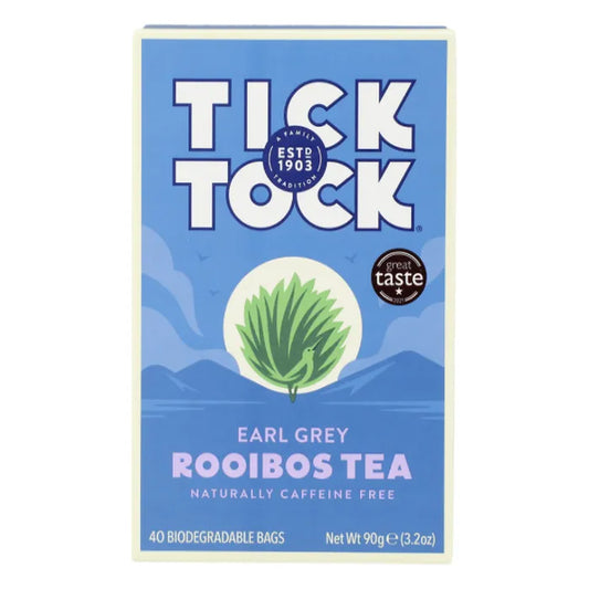 Tick Tock Earl Grey Rooibos 40 Tea Bags