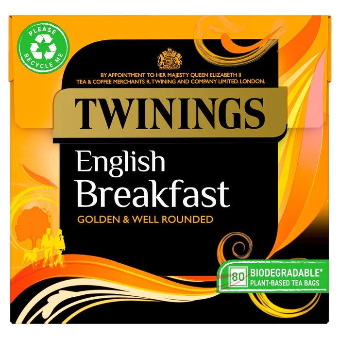 Twinings English Breakfast (UK) 80 Tea Bags