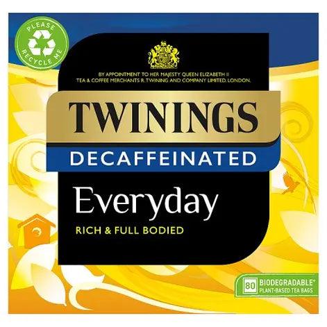 Twinings Everyday Decaf 80 Tea Bags
