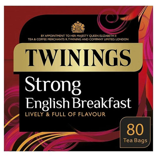 Twinings Strong English Breakfast 80 Tea Bags