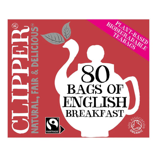 Clipper Organic English Breakfast 80 Tea Bags