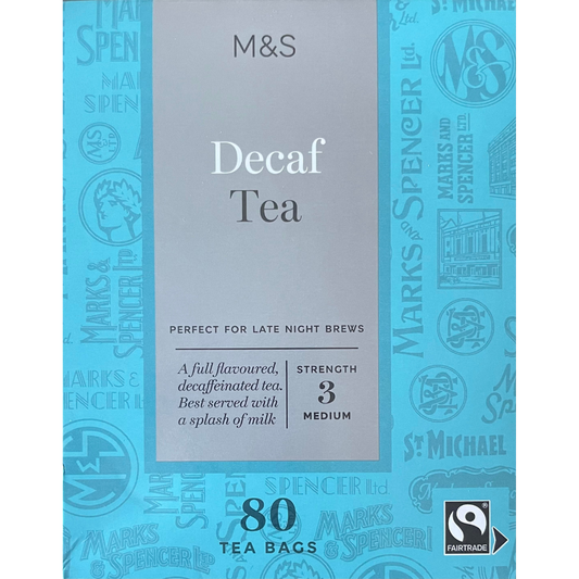 Marks & Spencer Decaffeinated 80 Tea Bags