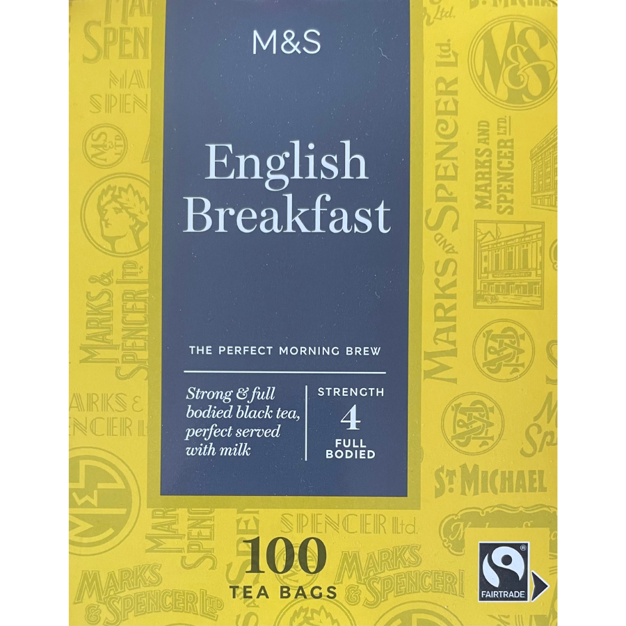 marks and spencer english breakfast 100 teabags
