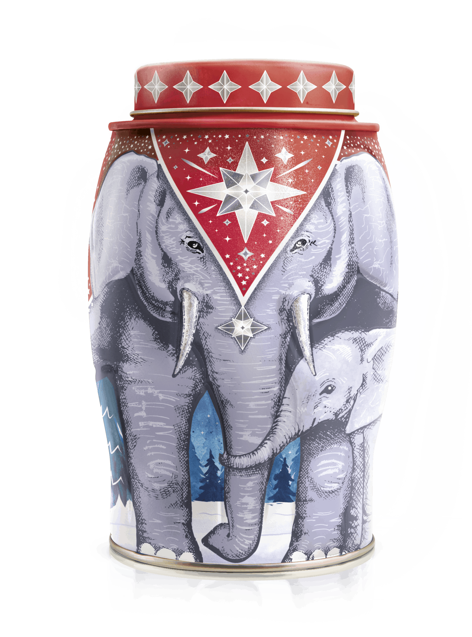 Williamson Tea Elephant Winter Star Caddy