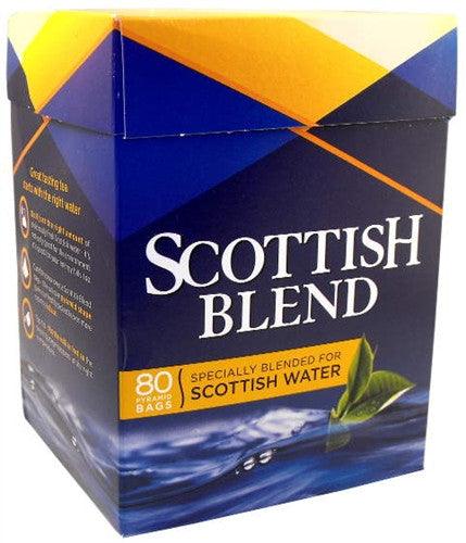 Box of Scottish Blend Tea Bags, all side view