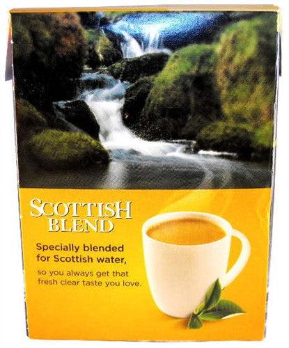 Box of Scottish Blend Tea Bags, back view