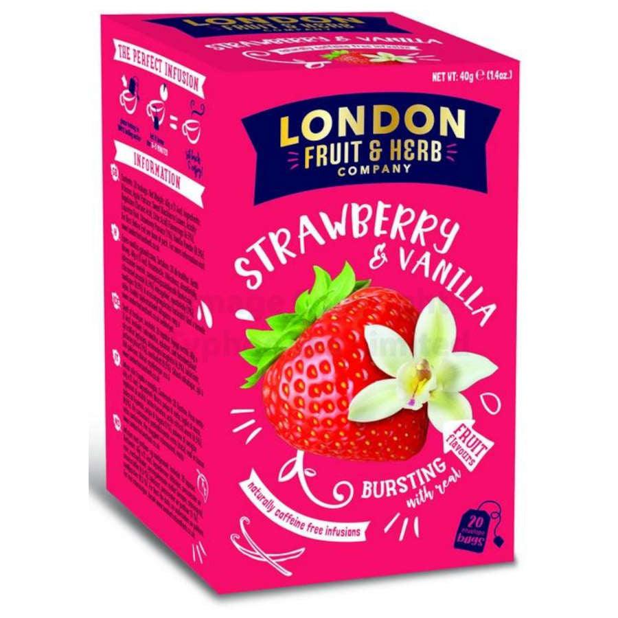 London Fruit & Herb Strawberry & Vanilla Fool Tea Bags