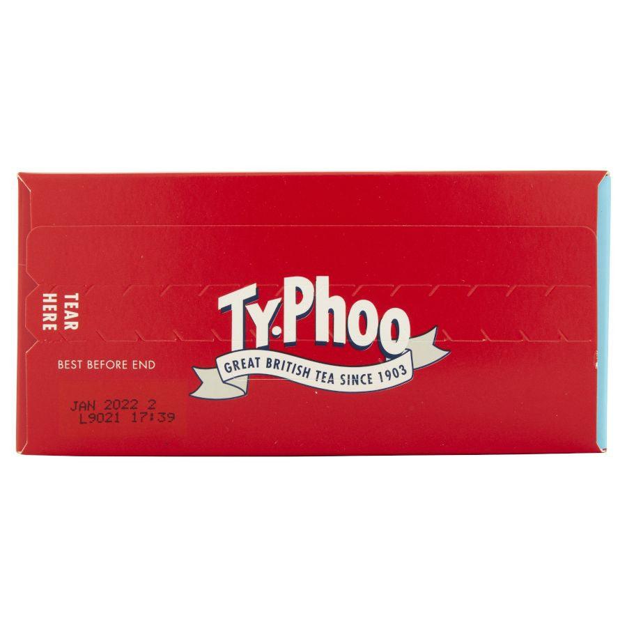 Typhoo Decaffeinated Box Top View